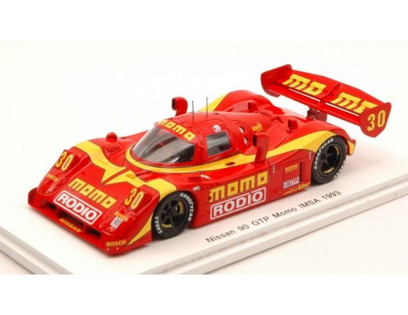 Spark Model S3884 NISSAN 90 GTP MOMO IMSA 1993 G.MORETTI-D.BELL 1:43 Modellino