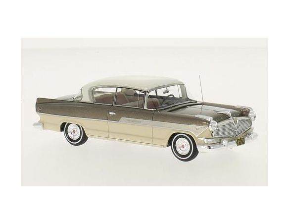 Neo Scale Models NEO44670 HUDSON HORNET 2-DOOR HOLLYWOOD HARDTOP BROWN/BEIGE 1:43 Modellino