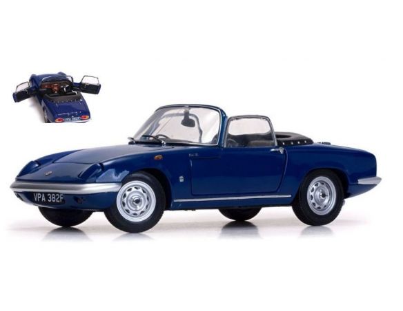 SunStar SS4055 LOTUS ELAN SE ROADSTER 1966 ROYAL BLUE 1:18 Modellino