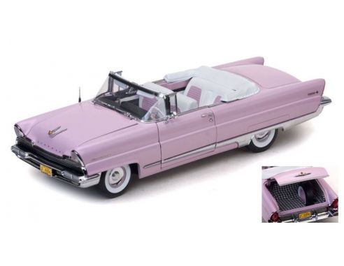 SunStar SS4656 LINCOLN PREMIERE OPEN CONVERTIBLE 1956 PINK 1:18 Modellino