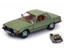 SunStar SS4569 MERCEDES 350 SL HARD TOP COUPE' MET.LIGHT GREEN 1977 1:18 Modellino