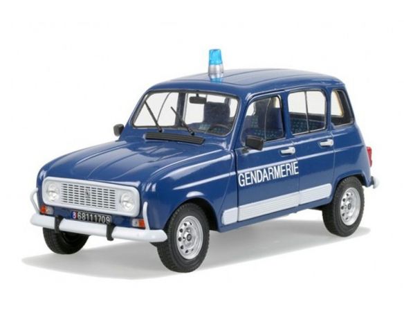 Solido SL1800104 RENAULT 4 GENDARMERIE 1978 1:18 Modellino