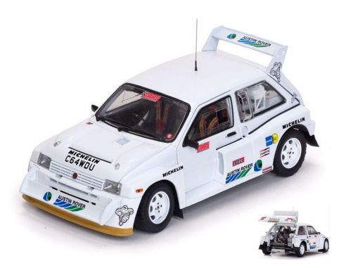 SunStar SS5538 MG METRO 6R4 AYRTON SENNA TEST CAR 1986 1:18 Modellino