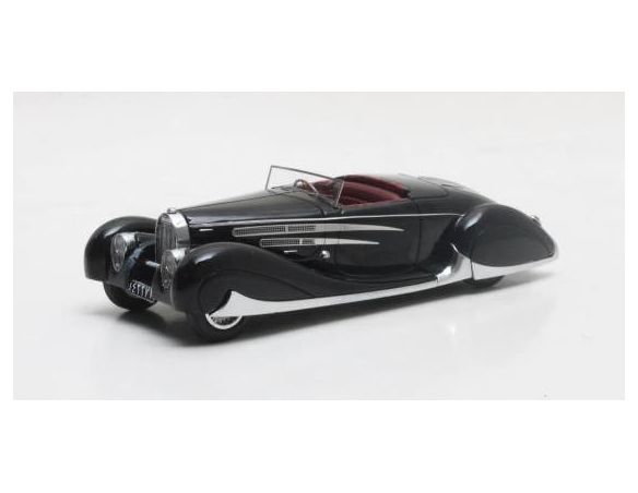 Matrix MX50205-031 BUGATTI T57C CABRIOLET VANVOOREN 1939 BLACK 1:43 Modellino