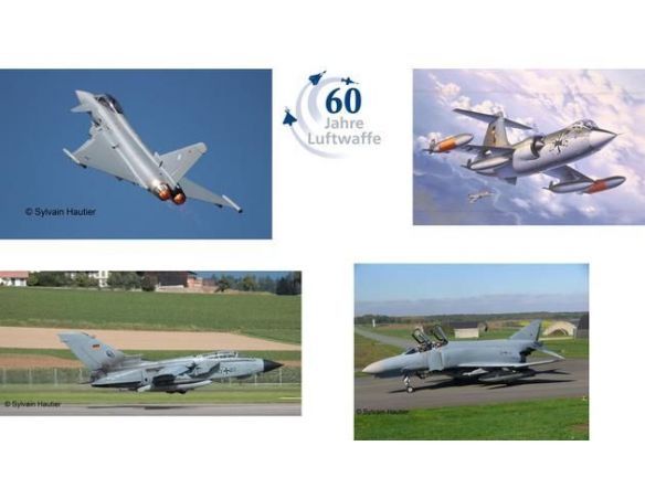 Revell RV05797 GIFT SET 60th GERMAN LUFTWAFFEN KIT 1:72 Modellino