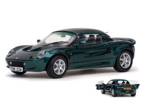 SunStar SS1034 LOTUS ELISE 111s 1999 METALLIC DARK GREEN 1:18 Modellino