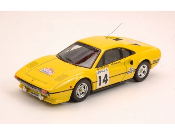 Best Model BT9572 FERRARI 308 N.14 RETIRED TOUR DE FRANCE 1985 T.WORSWICK-S.NEWMAN 1:43 Modellino