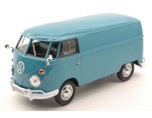 Motormax MTM79342BL VW TYPE 2 (T1) DELIVERY VAN 1959 PASTEL LIGHT BLUE 1:24 Modellino