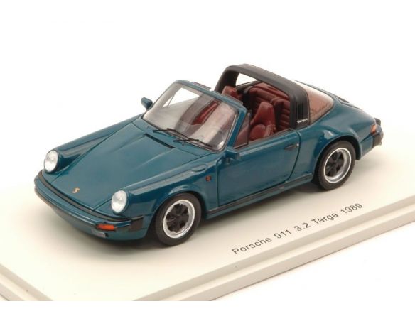 Spark Model S4469 PORSCHE 911 3.2 TARGA 1988 GREEN 1:43 Modellino