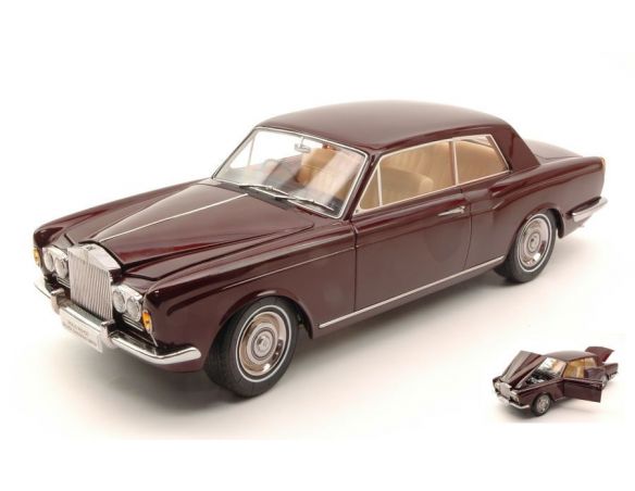 Paragon Models PAR98204 ROLLS ROYCE SILVER SHADOW MPW COUPE' 1965-76 BURGUNDY 1:18 Modellino