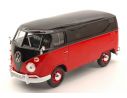 Motormax MTM79342BKR VW TYPE 2 (T1) DELIVERY VAN 1959 BLACK RED 2 TONE 1:24 Modellino