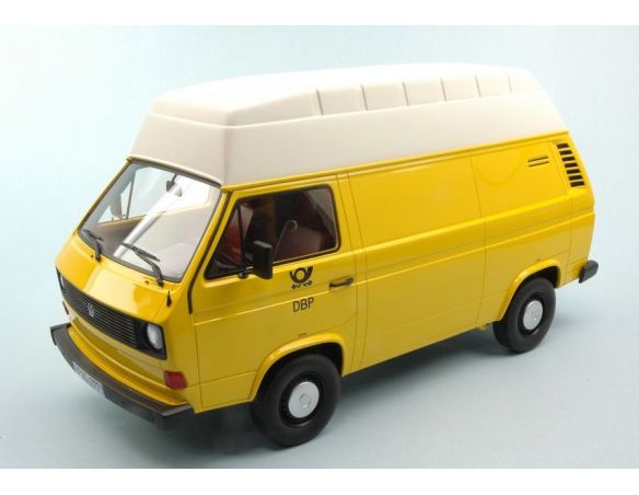 Premium Classixx PREM30022 VW T3 HIGH ROOF GERMAN FEDERAL POSTAL SERVICES YELLOW/WHITE 1:18 Modellino