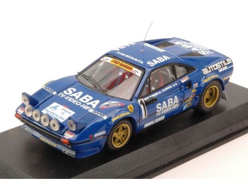 Best Model BT9630 FERRARI 308 GTB N.1 WINNER RALLY MILLE MIGLIA 1983 N.BUSSENI-COCCIA 1:43 Modellino