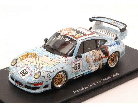 Spark Model S4448 PORSCHE 911 GT2 N.68 20th LM 1998  GRAHAM-LARIBIERE-POULAIN 1:43 Modellino