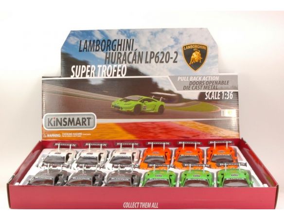 Hot Wheels KT5382 LAMBORGHINI HURACAN LP620-2 SUPER TROFEO 1:36 Modellino