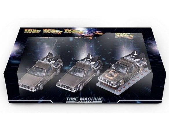Vitesse VE24016 SET DELOREAN BACK TO THE FUTURE 1/43 Modellino