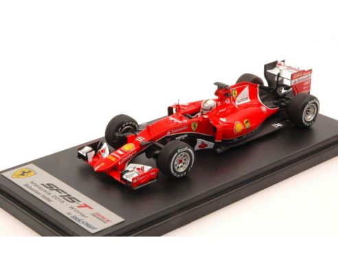 Looksmart LSF101 FERRARI SF15-T S.VETTEL 2015 N.5 WINNER MALAYSIA GP 1:43 Modellino
