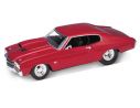 Welly WE2537 CHEVROLET CHEVELLE PRO STR.1970 METALLIC RED 1:18 Modellino