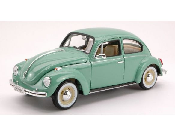 Welly WE2284 VW BEETLE 1968 AQUAMARINE 1:24 Modellino