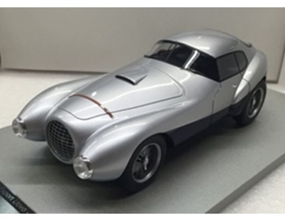 Tecnomodel TMD1823D FERRARI 166/212 UOVO 1951 SILVER/BLUE 1:18 Modellino