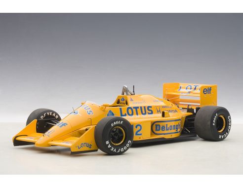 Auto Art / Gateway AA88727 LOTUS 99T A.SENNA 1987 N.12 2nd JAPAN GP 1:18 Modellino
