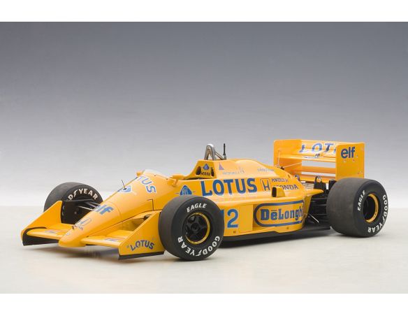 Auto Art / Gateway AA88727 LOTUS 99T A.SENNA 1987 N.12 2nd JAPAN GP 1:18 Modellino