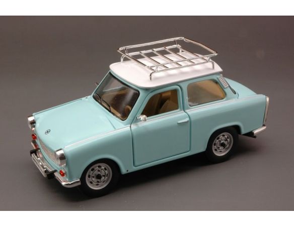 Yat Ming YM24217AZ TRABANT 601 S DELUXE 1963 LIGHT BLUE 1:24 Modellino