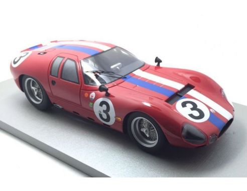Tecnomodel TMD1838E MASERATI TIPO 150/3 N.3 12 H REIMS 1963 1:18 Modellino