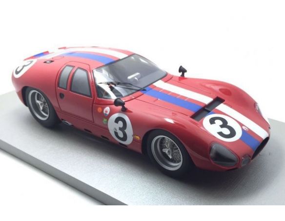 Tecnomodel TMD1838E MASERATI TIPO 150/3 N.3 12 H REIMS 1963 1:18 Modellino