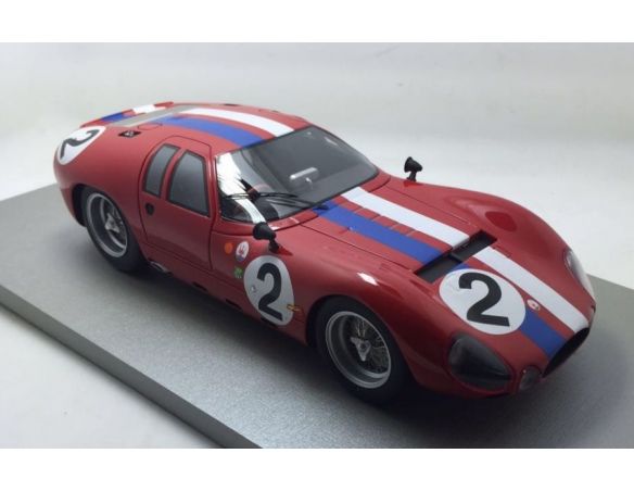 Tecnomodel TMD1838C MASERATI TIPO 150/3 N.2 DNF LM 1963 A.SIMON-LLOYD LUCKY CASNER 1:18 Modellino
