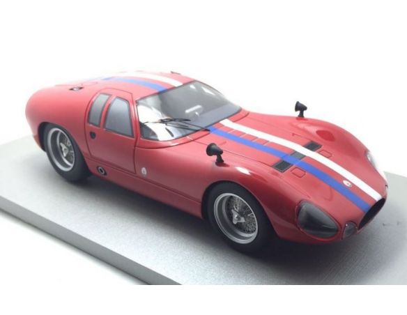 Tecnomodel TMD1838B MASERATI TIPO 150/3 PRESS STREET RED VERSION 1963  1:18 Modellino