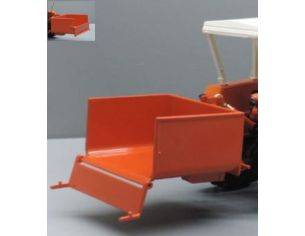 Replicagri REPLI140O CASSONETTO ARANCIO CON ATTACCO IDRAULICO A TRE PUNTI  1:32 Modellino