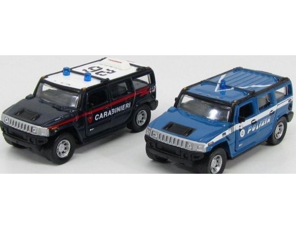 Maisto 22020 HUMMER POL/CAR 1/33 Modellino