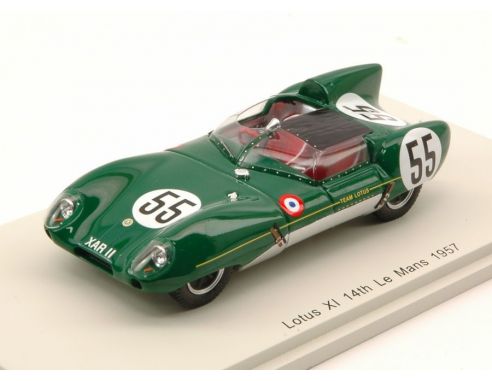 Spark Model S4399 LOTUS XI N.55 14th LM 1957 C.ALLISON-K.HALL 1:43 Modellino