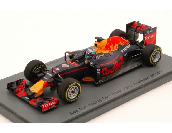 Spark Model S5007 RED BULL RB12 D.RICCIARDO 2016 N.3 4th AUSTRALIAN GP 1:43 Modellino