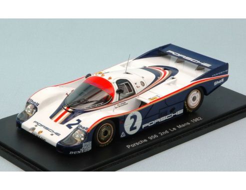 Spark Model S4756 PORSCHE 956 N.2 2nd LM 1982 J.MASS-V.SCHUPPAN 1:43 Modellino