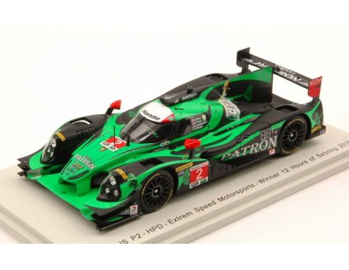 Spark Model S43SE16 LIGIER JS P2 - HDP N.2 Winner 12 H SEBRING 2016 SHARP-BROWN-DERANI 1:43 Modellino