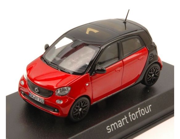 Norev NV351425 SMART FORFOUR 2015 BLACK & RED 1:43 Modellino