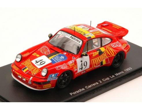 Spark Model S4441 PORSCHE CARRERA 2 CUP N.49 26th LM 1993 B.ILIEN-A.GADAL-B.ROBIN 1:43 Modellino