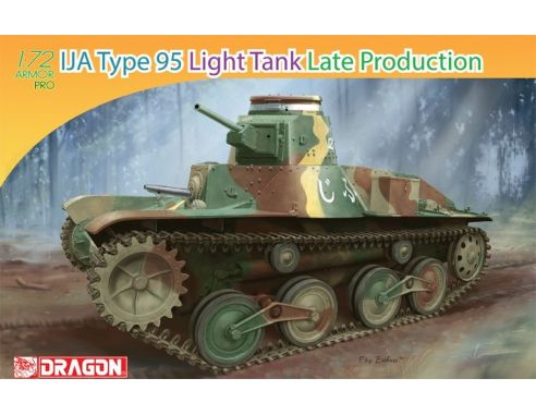 Dragon D7517 IJA TYPE 95 LIGHT TANK LATE PROD. KIT 1:72 Modellino