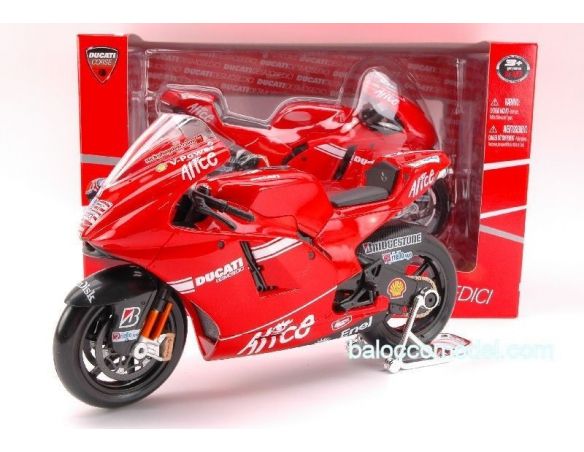 Maisto MI31177 DUCATI C.STONER/N.HAYDEN 2009 1:10 Modellino