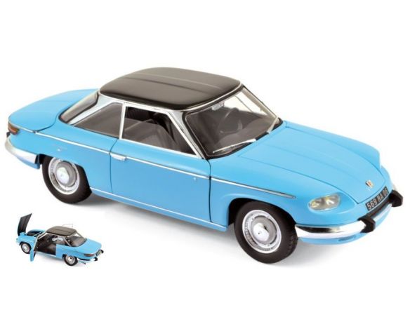 Norev NV184501 PANHARD 24 CT 1964 TOLEDE BLUE & BLACK 1:18 Modellino