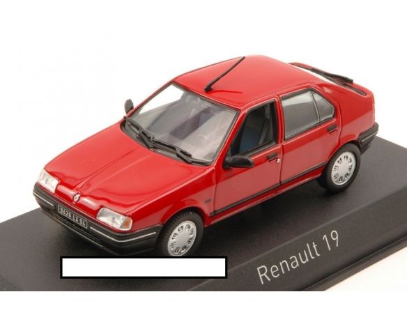 Norev NV511902 RENAULT 19 1989 VIVID RED 1:43 Modellino