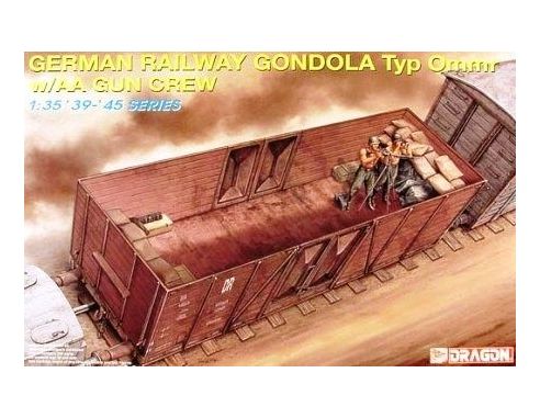 Dragon D6086 GERMAN RAILWAY GONDOLA KIT 1:35 Modellino