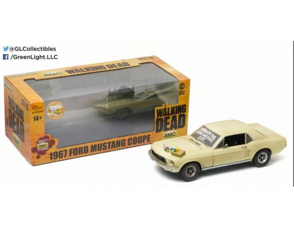 Greenlight GREEN12958 FORD MUSTANG 1967 SOPHIA MESSAGE CAR (2010 CURRENT TV SERIES) 1:18 Modellino