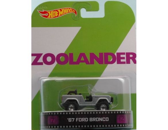 Hot Wheels HWBDV07 FORD BRONCO 1967 ZOOLANDER 1:64 Modellino