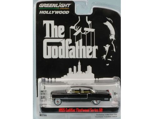 Greenlight GREEN44740B CADILLAC FLEETWOOD SERIES 60 1955 THE GODFATHER 1:64 Modellino