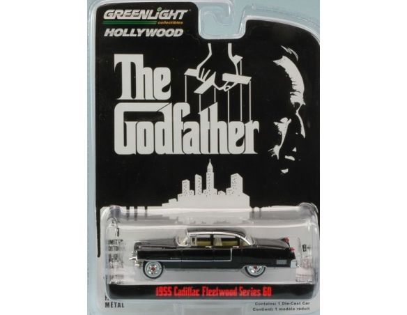 Greenlight GREEN44740B CADILLAC FLEETWOOD SERIES 60 1955 THE GODFATHER 1:64 Modellino