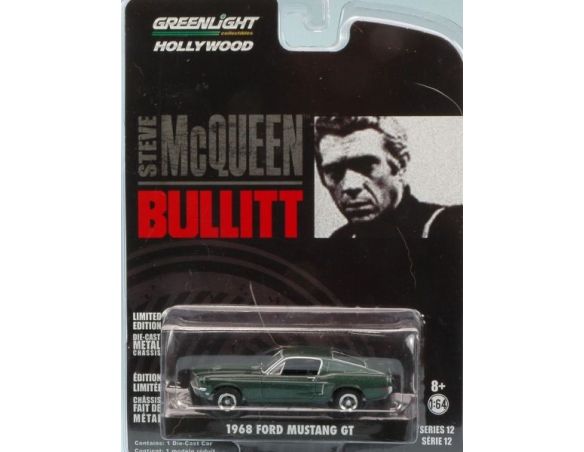 Greenlight GREEN44721 FORD MUSTANG GT 1968 BULLIT 1:64 Modellino