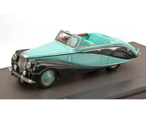 Matrix MX40402-041 DAIMLER DB18 EMPRESS CONVERTIBLE HOOPER 1951 2 TONE GREEN 1:43 Modellino